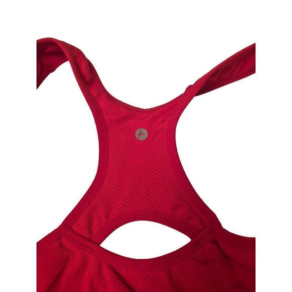 Red Danskin Sports Bra.Front Hook/Zip Removable pads - Picture 3 of 7